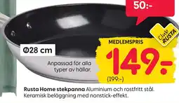 Rusta Rusta Home stekpanna erbjuda