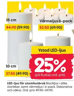 Rusta LED-ljus för utomhusbruk erbjuda