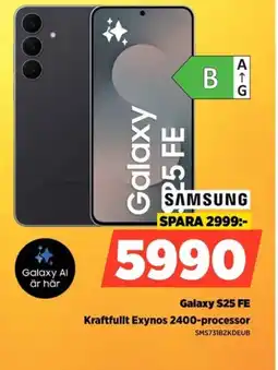 Power SAMSUNG Galaxy S25 FE SMS731BZKDEUB erbjuda