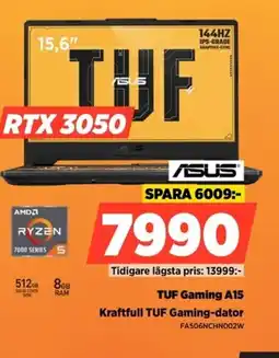 Power ASUS TUF Gaming A15 FA506NCHN002W erbjuda