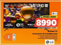 Power LG 4K Smart TV erbjuda