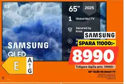 Power SAMSUNG 65" QLED 4K Smart TV TQ65Q8FAAUXXC erbjuda