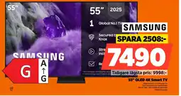 Power SAMSUNG 55" QLED 4K Smart TV TQ55Q7F5AUXXC erbjuda