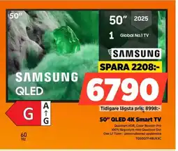 Power SAMSUNG 50" QLED 4K Smart TV TQ50Q7F4BUXXC erbjuda