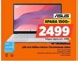Power ASUS 14" Chromebook CX1405CKANK01 erbjuda