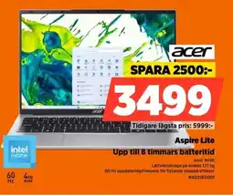 Power ACER Aspire Lite NXD2SED001 erbjuda