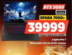 Power Lenovo Legion Pro 7 83F5001GMX erbjuda