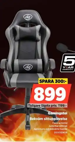 Power Gamingstol erbjuda