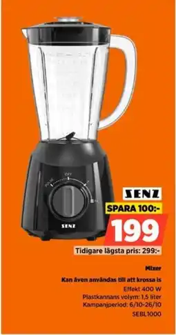 Power SENZ Mixer SEBL1000 erbjuda