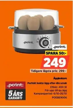 Power Point Äggkokare POEBE9006 erbjuda