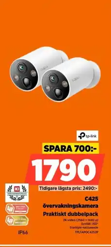 Power C425 övervakningskamera TPLTAPOC4252P erbjuda