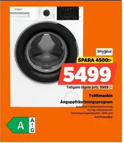 Power Whirlpool Tvättmaskin WSPM06WBEE erbjuda