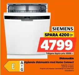 Power SIEMENS Diskmaskin SN43HW54TS erbjuda