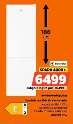 Power Electrolux Kombinerad kyl/frys NNP6ME32W erbjuda