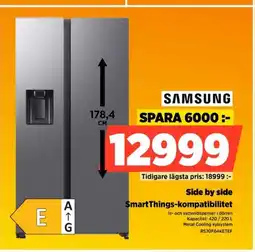Power SAMSUNG Side by side RS70F64KETEF erbjuda