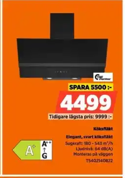 Power Köksfläkt T5402140822 erbjuda