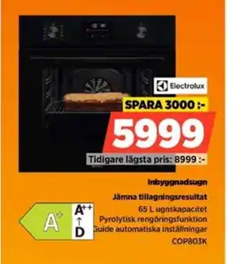 Power Electrolux Inbyggnadsugn COP803K erbjuda