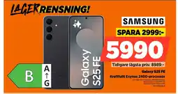 Power SAMSUNG Galaxy S25 FE SMS731BZKDEUB erbjuda