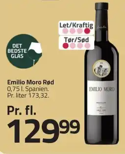 Fleggaard EMILIO MORO Rød erbjuda
