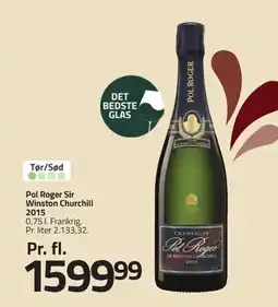 Fleggaard POL ROGER Sir winston churchill 2015 erbjuda