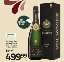 Fleggaard POL ROGER Brut vintage 2018 erbjuda