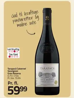 Fleggaard TARAPACA Sauvignon gran reserva erbjuda