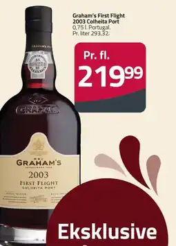Fleggaard GRAHAM'S First flight 2003 colheita port erbjuda