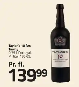 Fleggaard TAYLOR'S 10 Års tawny erbjuda