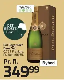 Fleggaard POL ROGER Rich demi sec erbjuda