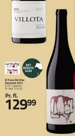 Fleggaard El puno old vine garnacha 2022 erbjuda