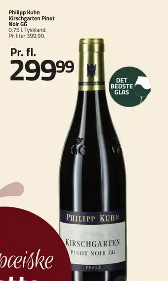 PHILIPP KUHN Kirschgarten pinot noir gg
