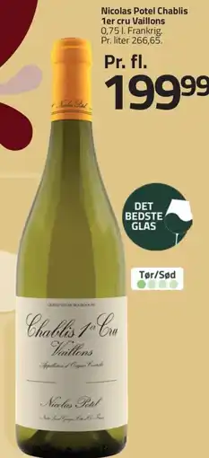 Fleggaard Nicolas potel chablis 1er cru vaillons erbjuda