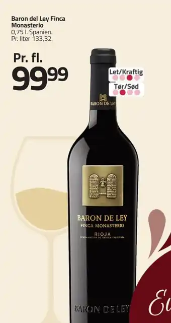 Fleggaard BARON DEL LEY Finca monasterio erbjuda
