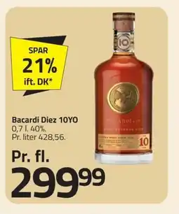 Fleggaard Bacardi diez 10yo erbjuda