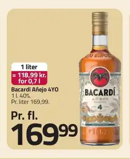 Fleggaard BACARDI Añejo 4yo erbjuda