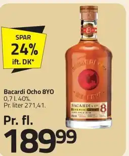 Fleggaard BACARDI Ocho 8yo erbjuda