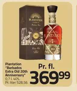 Fleggaard PLANTATION "barbados extra old 20th anniversary" erbjuda