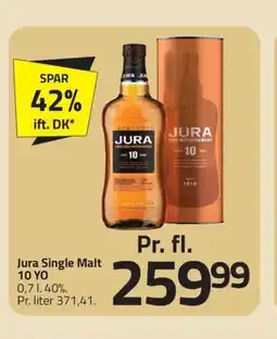 Fleggaard JURA Single malt 10 yo erbjuda