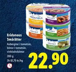 Lidl Eridanous Smårätter, SEK 22.9 erbjuda