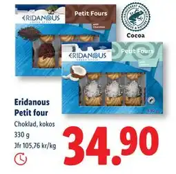 Lidl Eridanous Petit four, SEK 34.9 erbjuda