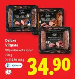 Lidl Deluxe Viltpaté, SEK 34.9 erbjuda