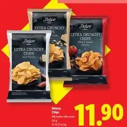 Lidl Deluxe Chips, SEK 11.9 erbjuda
