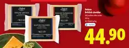 Lidl Deluxe Brittisk cheddar, SEK 44.9 erbjuda