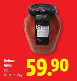 Lidl Deluxe Ajvar, SEK 59.9 erbjuda