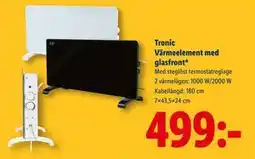 Lidl Tronic Värmeelement med glasfront, SEK 499 erbjuda