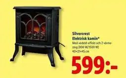 Lidl Silvercrest Elektrisk kamin, SEK 599 erbjuda
