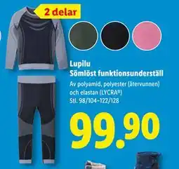 Lidl Lupilu Sömlöst funktionsunderställ, SEK 99.9 erbjuda