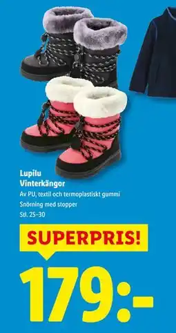 Lidl Lupilu Vinterkängor, SEK 179 erbjuda