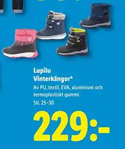 Lidl Lupilu Vinterkängor, SEK 229 erbjuda