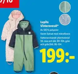 Lidl Lupilu Vinteroverall, SEK 199 erbjuda
